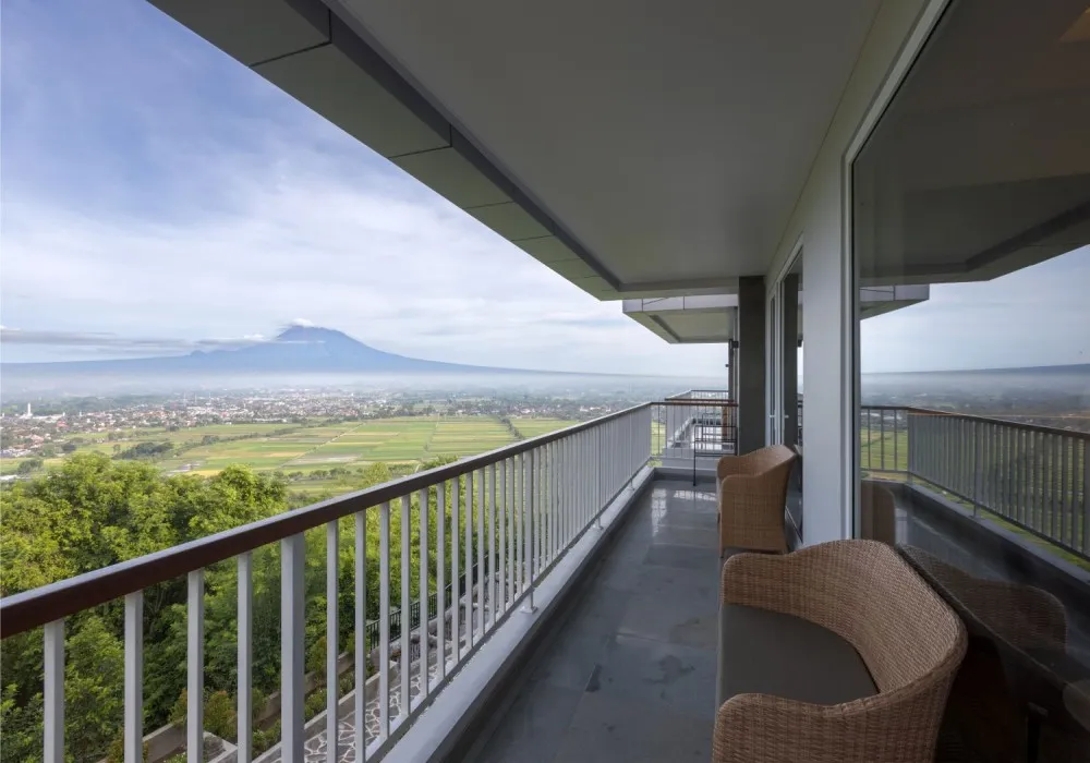 Five-star hotel in Sleman, Amaranta Prambanan, with open views of Mount Merapi and the Sleman Valley in Yogyakarta