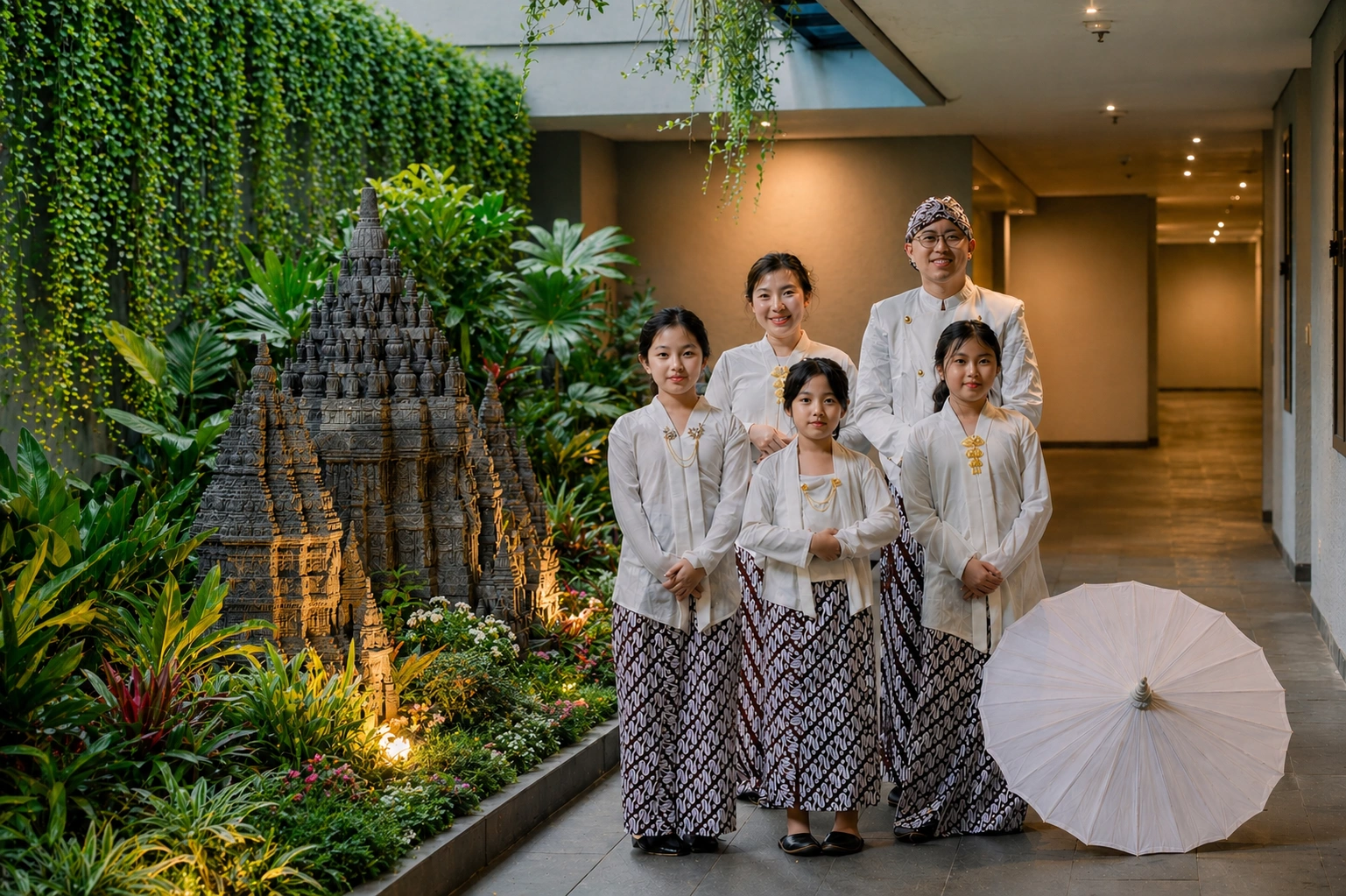 LoftMoments sesi foto gratis hotel Amaranta Prambanan Yogyakarta golden hour
